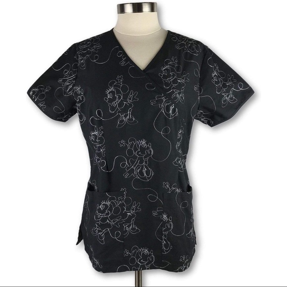 Women’s Medium Disney Scrub Top - Picture 1 of 2
